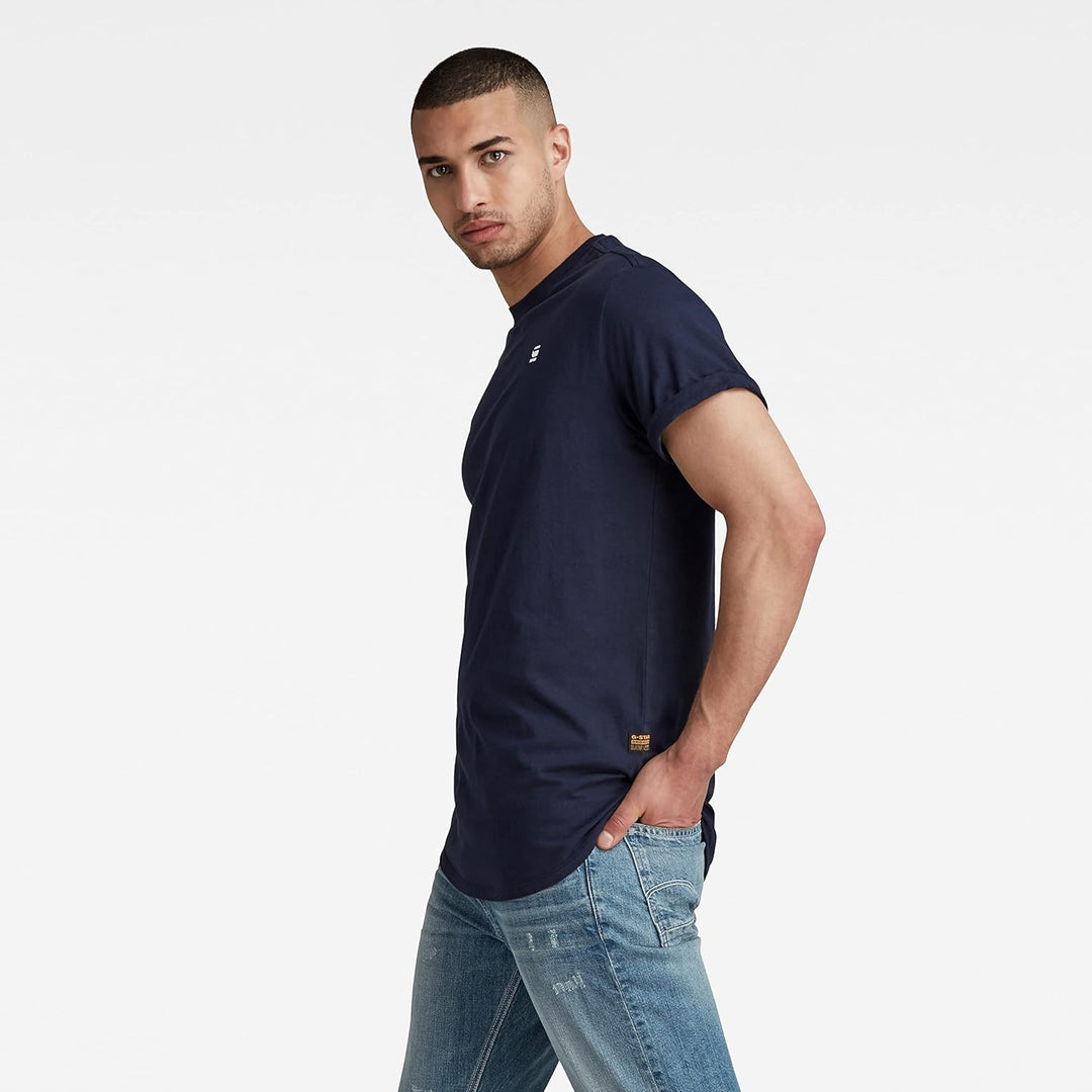G-Star RAW Herren Lash Jersey T-Shirt T-Shirts (1er Pack) XS Blau (Sartho Blue D16396-b353-6067), XS