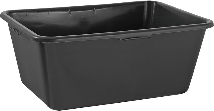 BURI 5 Stück Mörtelwanne 90 Liter Mörtelkasten rechteckig, schwarz - Baueimer Maurerkasten Mörtelküb