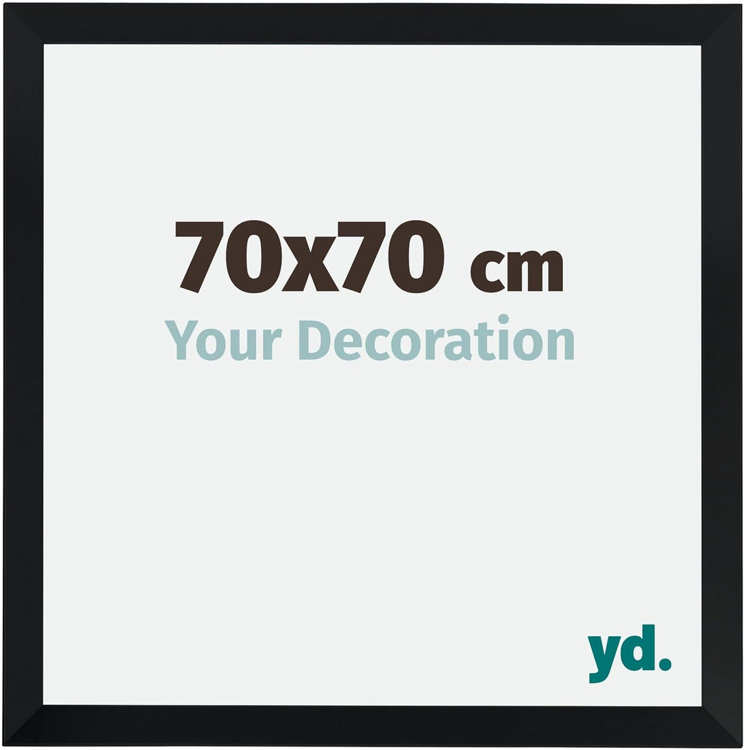 yd. Your Decoration - Bilderrahmen 70,00x70,00 cm - Bilderrahmen aus MDF mit Acrylglas - Antireflex