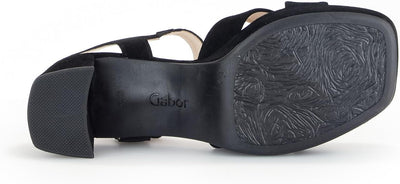 Gabor Damen Riemchensandalen, Frauen Sandalen,Moderate Mehrweite (G) 35.5 EU Schwarz 47, 35.5 EU Sch