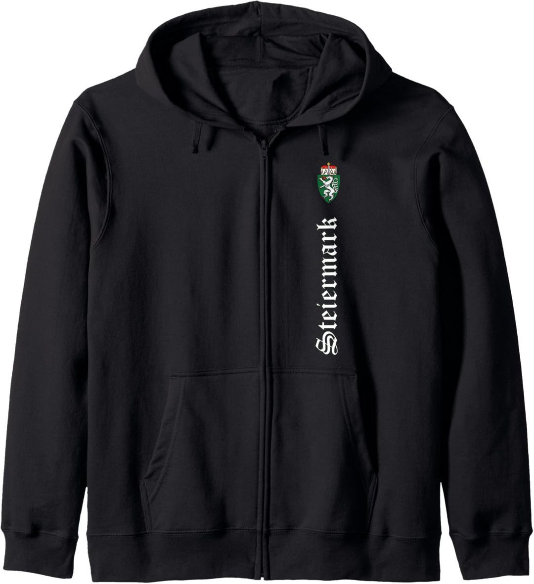 Steiermark T-Shirt Wappen Panther Steiermark Herren & Damen Kapuzenjacke
