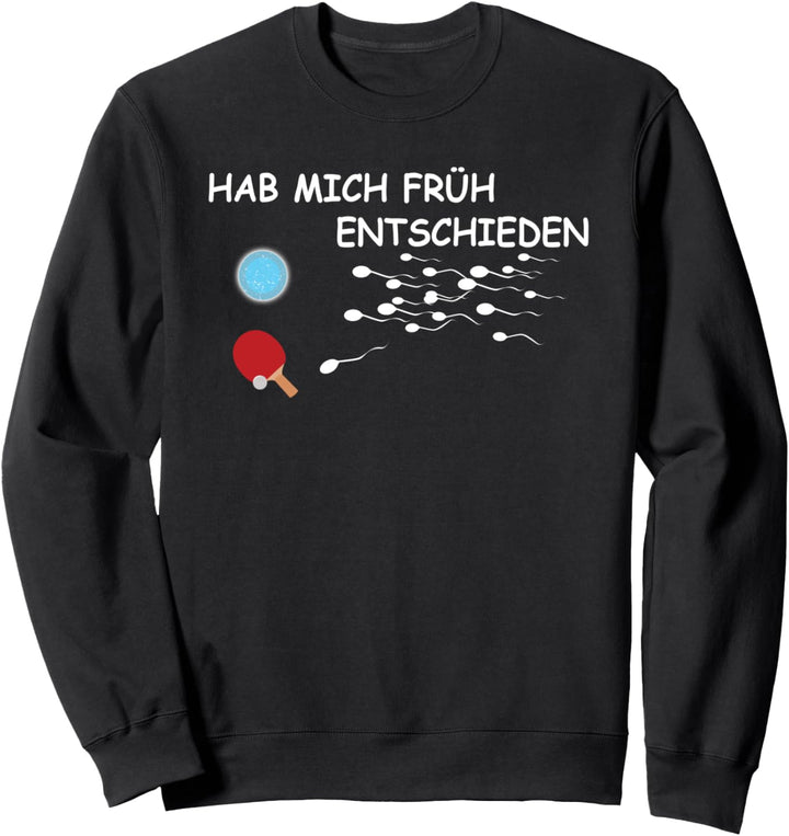 Tischtennis Zubehör Gadget für Ping Pong Set als Tischtennis Sweatshirt