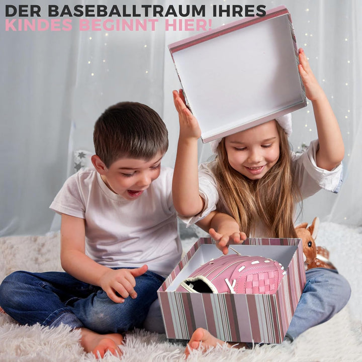 LeapBeast Baseball Handschuhe, Softball Handschuhe mit 1 Ball, Baseball Training Wettbewerb Handschu