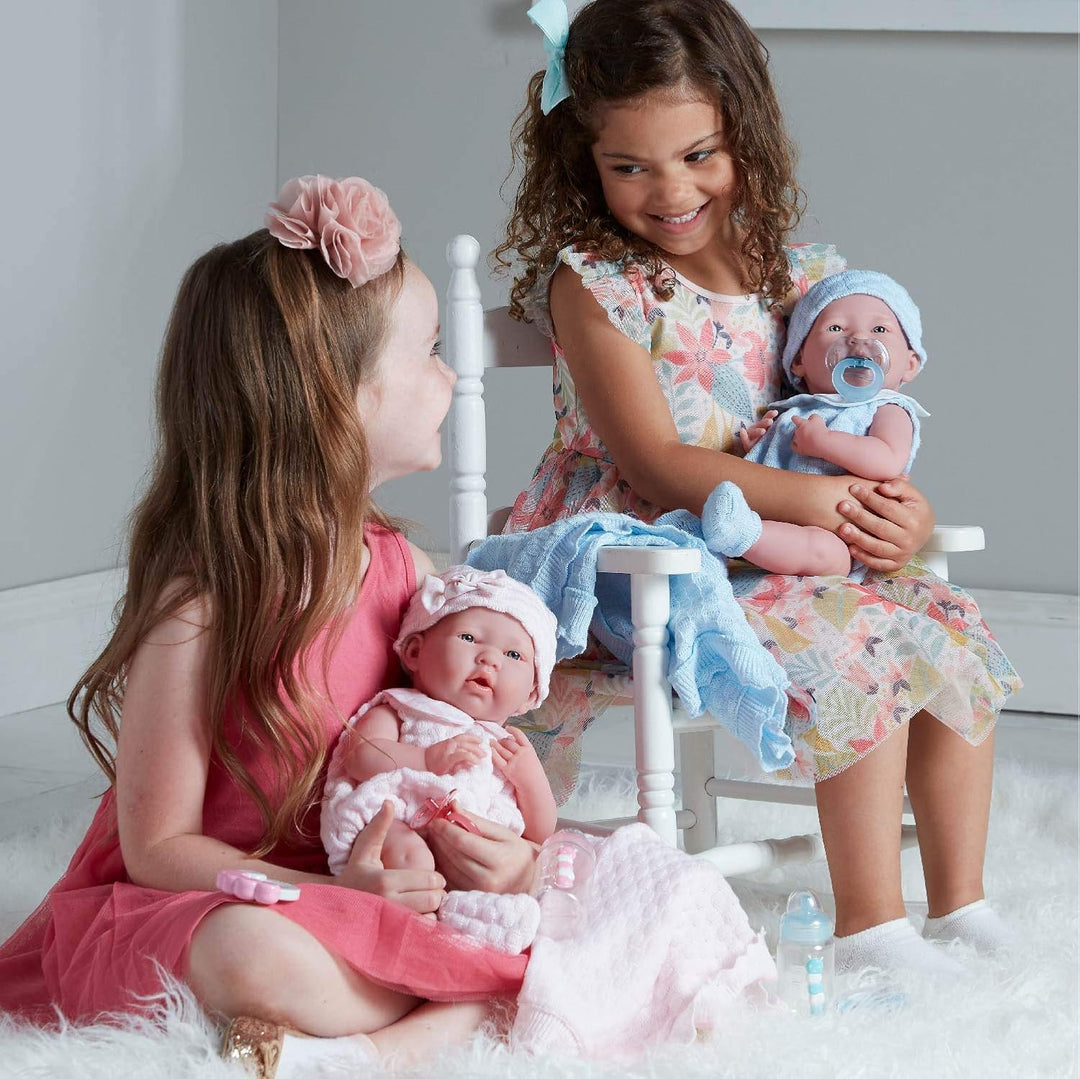 jc toys - „Newborn“-Babypuppe, blau (18054), Blau