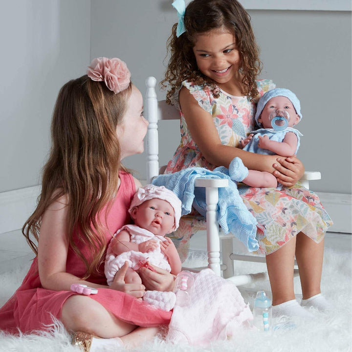 jc toys - „Newborn“-Babypuppe, blau (18054), Blau