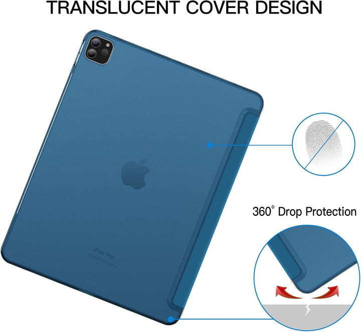 JETech Hülle für iPad Pro 12,9 Zoll (6./5. Generation, Modell 2022/2021), Unterstützung Pencil Aufla