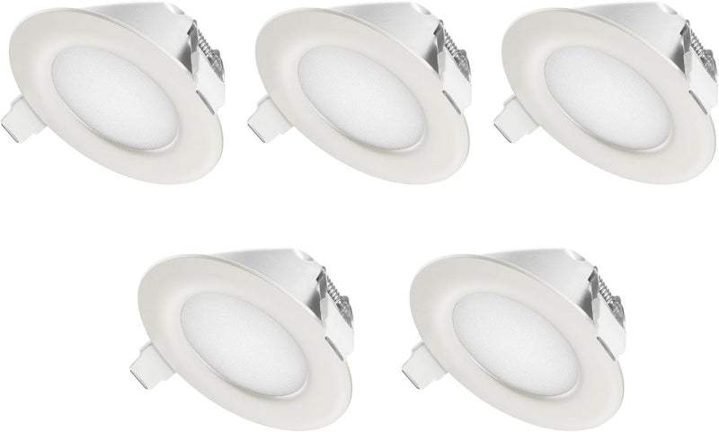 TEVEA® Ultra Flach LED Einbaustrahler IP44 dimmbar für den Wohnbereich |auch für das Bad geeignet| W