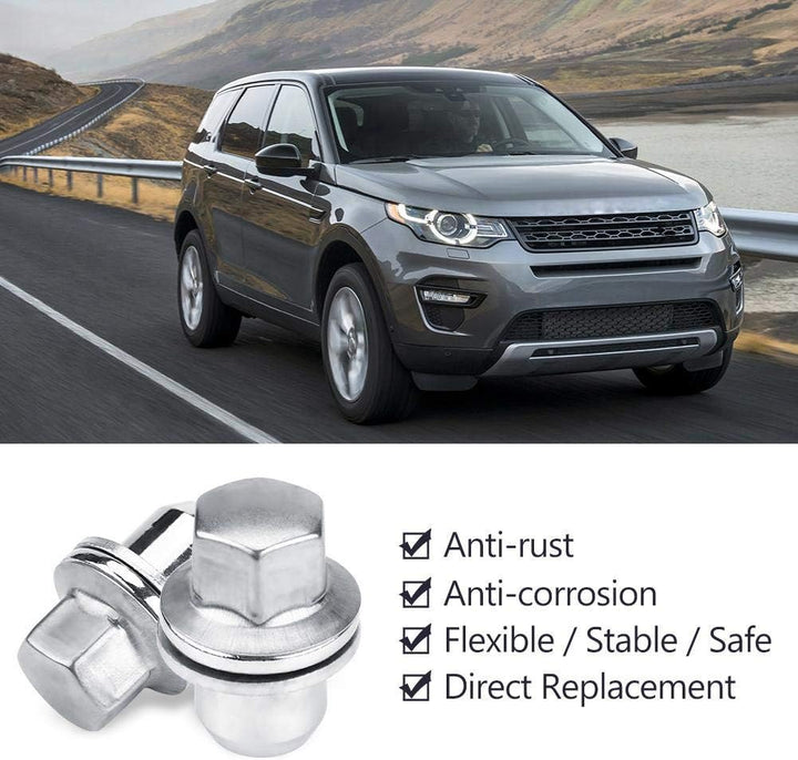 Auto-Radmuttern, 20 Stück, Auto-Radmuttern, Edelstahl, hohe Festigkeit, für Land Rover Discovery 3,