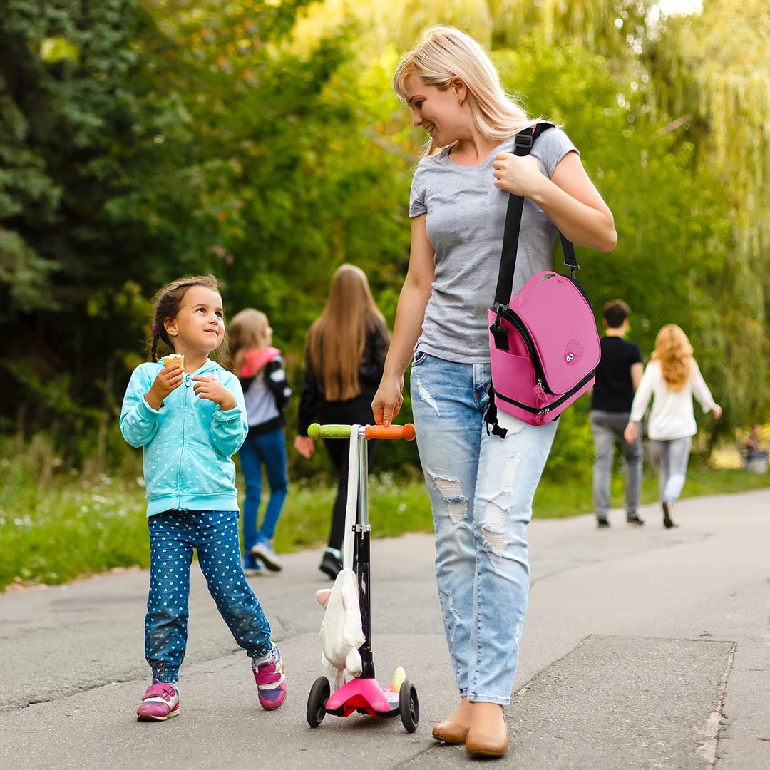 fridoli Kinderrucksack | Toniebox Tasche | pink | Akku Aufladen in der Tasche | bis zu 20 Toniefigur