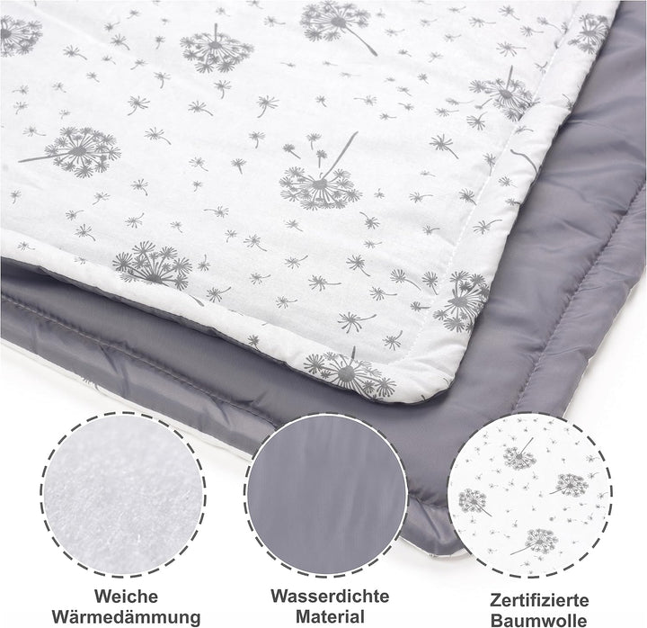 Pepi - Playmat Baby - Spielmatte Baby Faltbar - Spielmatte Kinder - Picknickdecke Wasserdicht 120x15