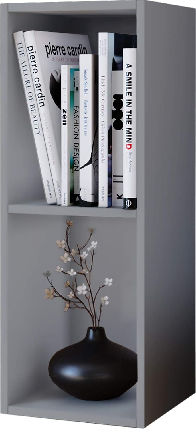 VCM Holz CD DVD Regal | Aufbewahrung | Masse H. 72 x B. 34 x T. 30 cm | Deko Regal | Bücherregal - M