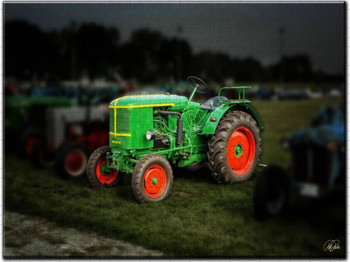 CALVENDO Puzzle Oldtimer Traktor Deutz 1000 Teile Lege-Grösse 64 x 48 cm Foto-Puzzle Bild von Peter