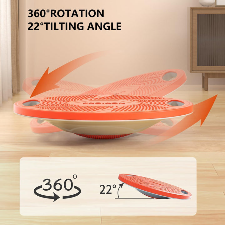 PROIRON Balance Board, Balancebrett mit rutschfestem Standfuss, Wackelbrett Für Rehabilitation & Fit