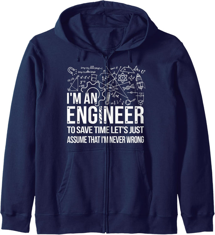 Ich bin Ingenieur, Bauingenieur, Konstrukteur, Dipl.-Ing Kapuzenjacke