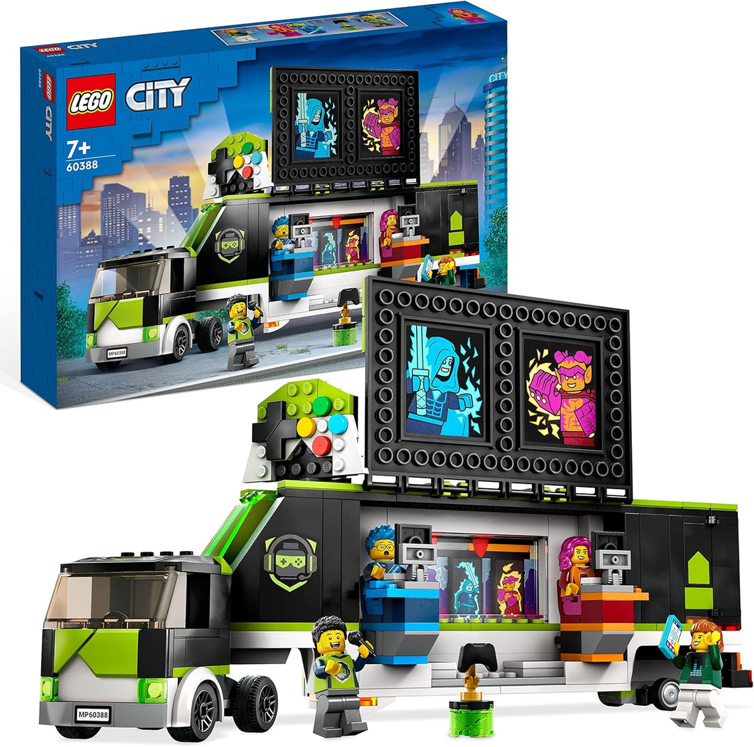 LEGO 60388 Gaming Turnier Truck, LKW-Spielzeug mit Minifiguren, Gamer-Geschenk für Jungen und Mädche