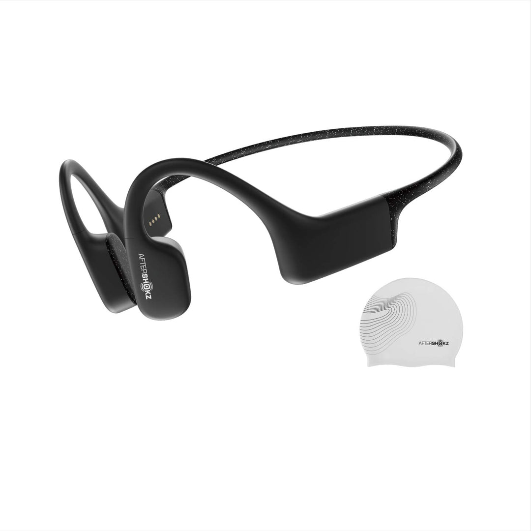 Aftershokz Xtrainerz Schwimm MP3-Player, Open-Ear Bone-Conduction Kopfhörer, wasserdichte/Wireless/O