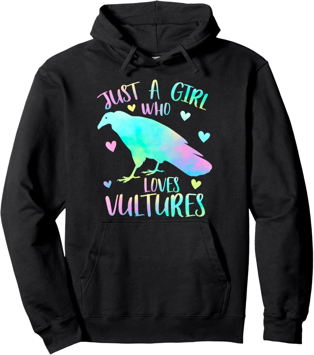 Nur ein Mädchen, das Geier liebt - Geiergeschenk Pullover Hoodie