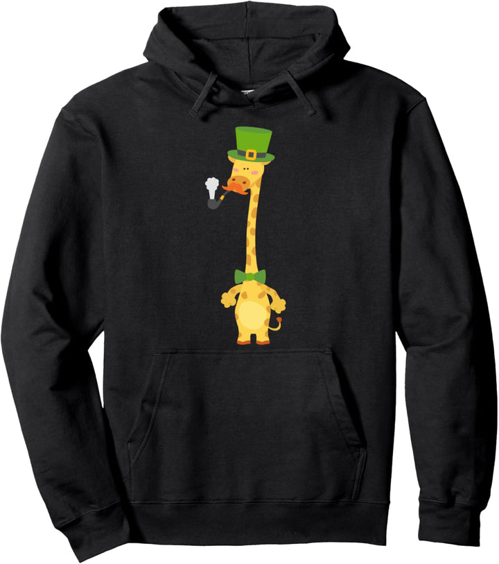 Irische Giraffe Leprechaun Lustiger St. Patrick's Day Pullover Hoodie
