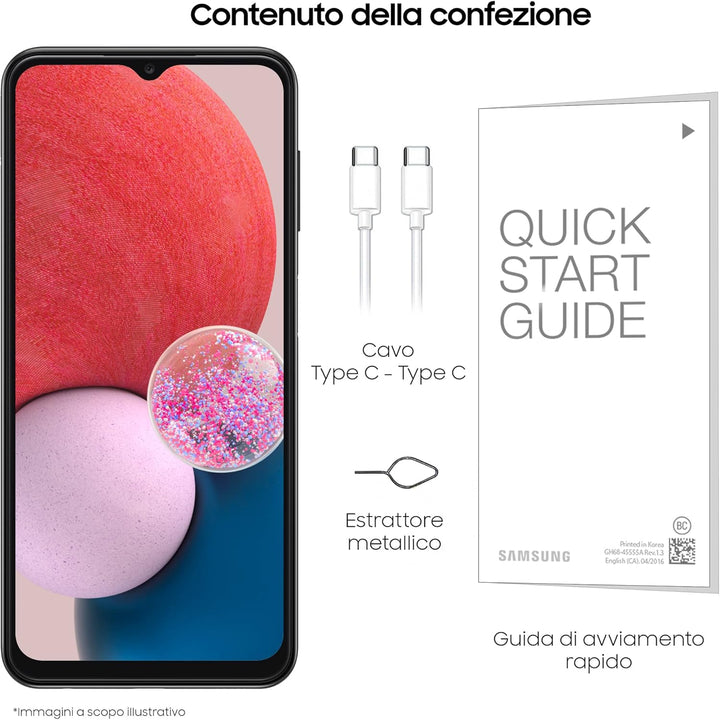 Samsung Galaxy A13 SM-A137FZKUEUE Smartphone 16.8 cm (6.6) Dual SIM 4G USB Type-C 3 GB 32 GB 5000 mA