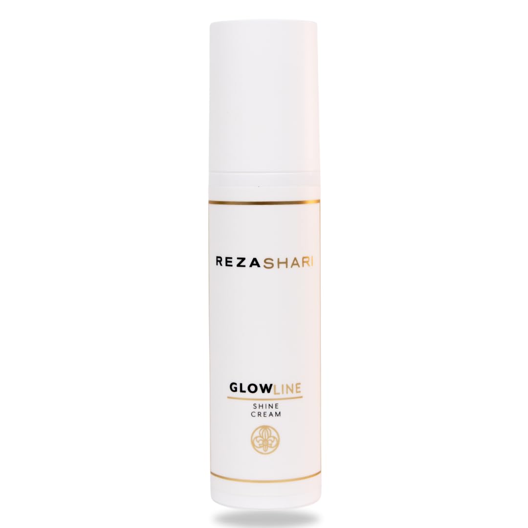 REZA SHARI Shine Cream 100ml - glättende Anti-Frizz Creme mit Hitzeschutz-Effekt für glattes & gesch