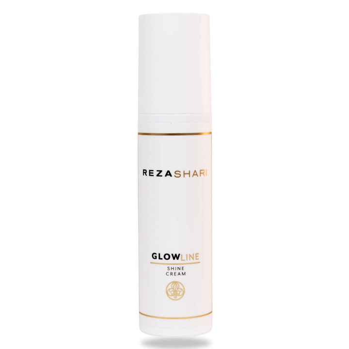 REZA SHARI Shine Cream 100ml - glättende Anti-Frizz Creme mit Hitzeschutz-Effekt für glattes & gesch