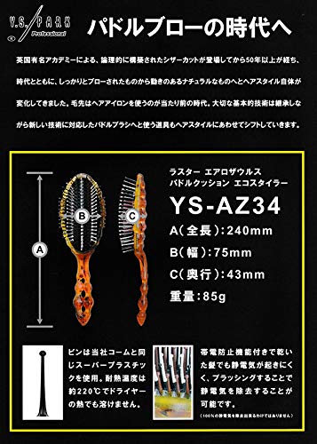 Y.S. Park Aerozaurus Bürste schwarz