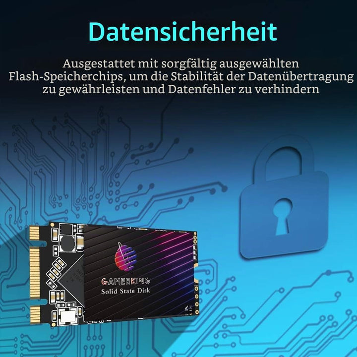 GamerKing SSD M.2 2242 256GB Ngff internes Solid State Drive 1TB 512gb 128gb 64gb für Desktop-Laptop