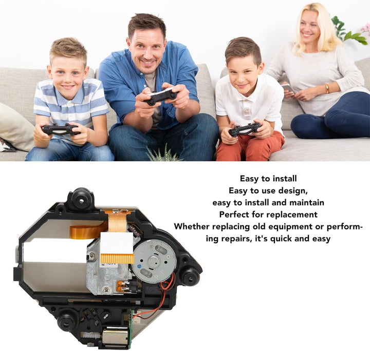 Pickup-Linsenlinse, Ersatz, Einfache Installation, Spielkonsolen-Laserlinse, Schnell Lesbar, Robust,