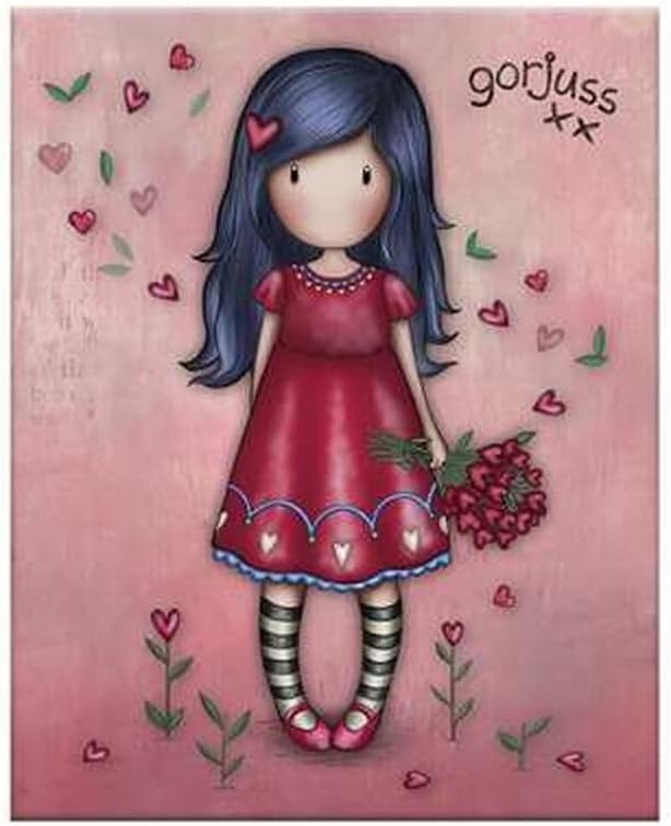 Santoro M1040 Gorjuss Sparkle & Bloom Display Haftnotizen 1048GJD01 - Catch A Falling Star, Cherry B