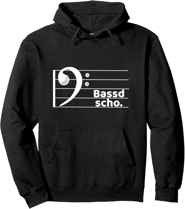 Lustig & cool: Bass Bassd scho Franken Fränkisch Fränggisch Pullover Hoodie