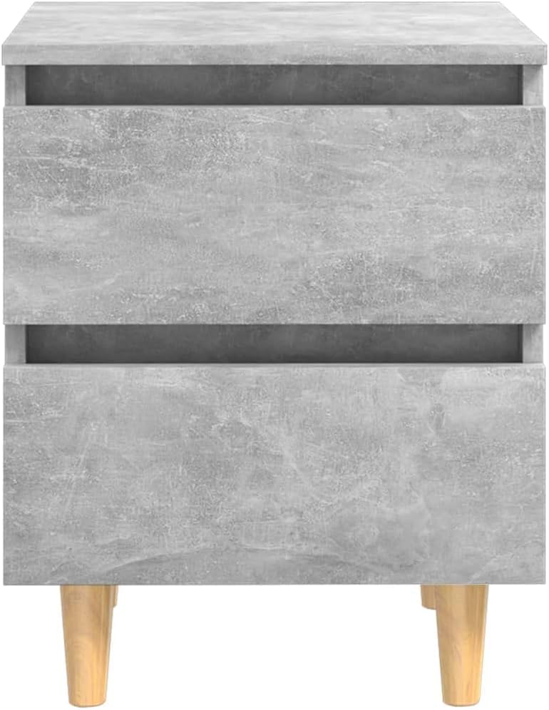 FIRBNUS Bedside Table Nachtkonsole Beistelltisch mit Stauraum Night Stand Nachttisch mit Kiefernholz