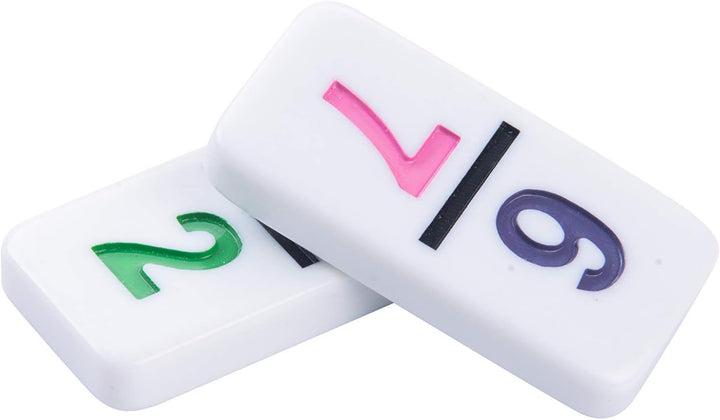 Engelhart - Domino Mexican Train/Zug -Premium- Qualität - Dobbel 12 Ausfuhrung - 2-8 Spieler - 91 fa