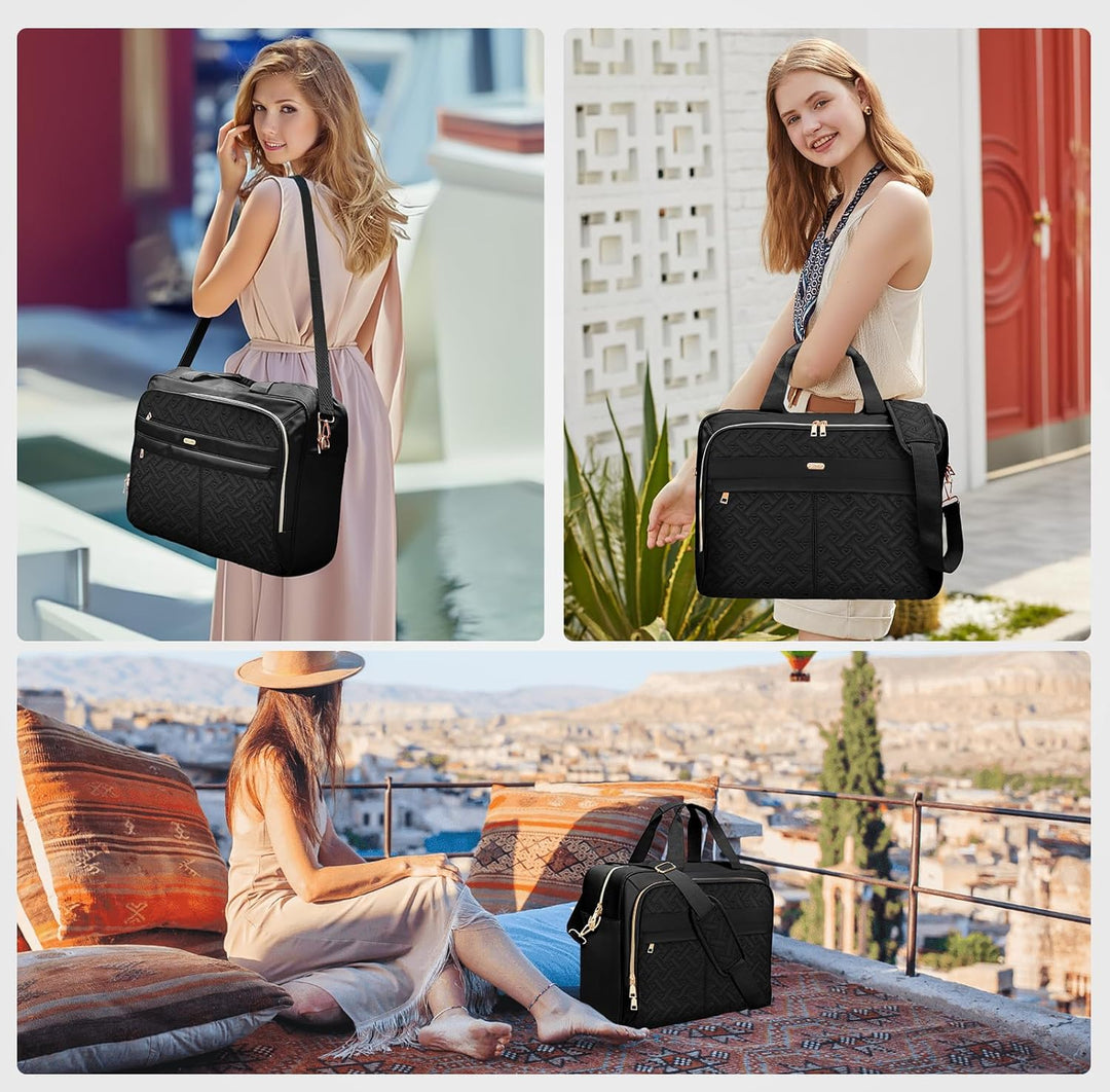 17,3 Zoll Laptoptasche Damen Herren, Laptop Bag, Wasserdichte Aktentasche für Geschäftsreisen, Schul