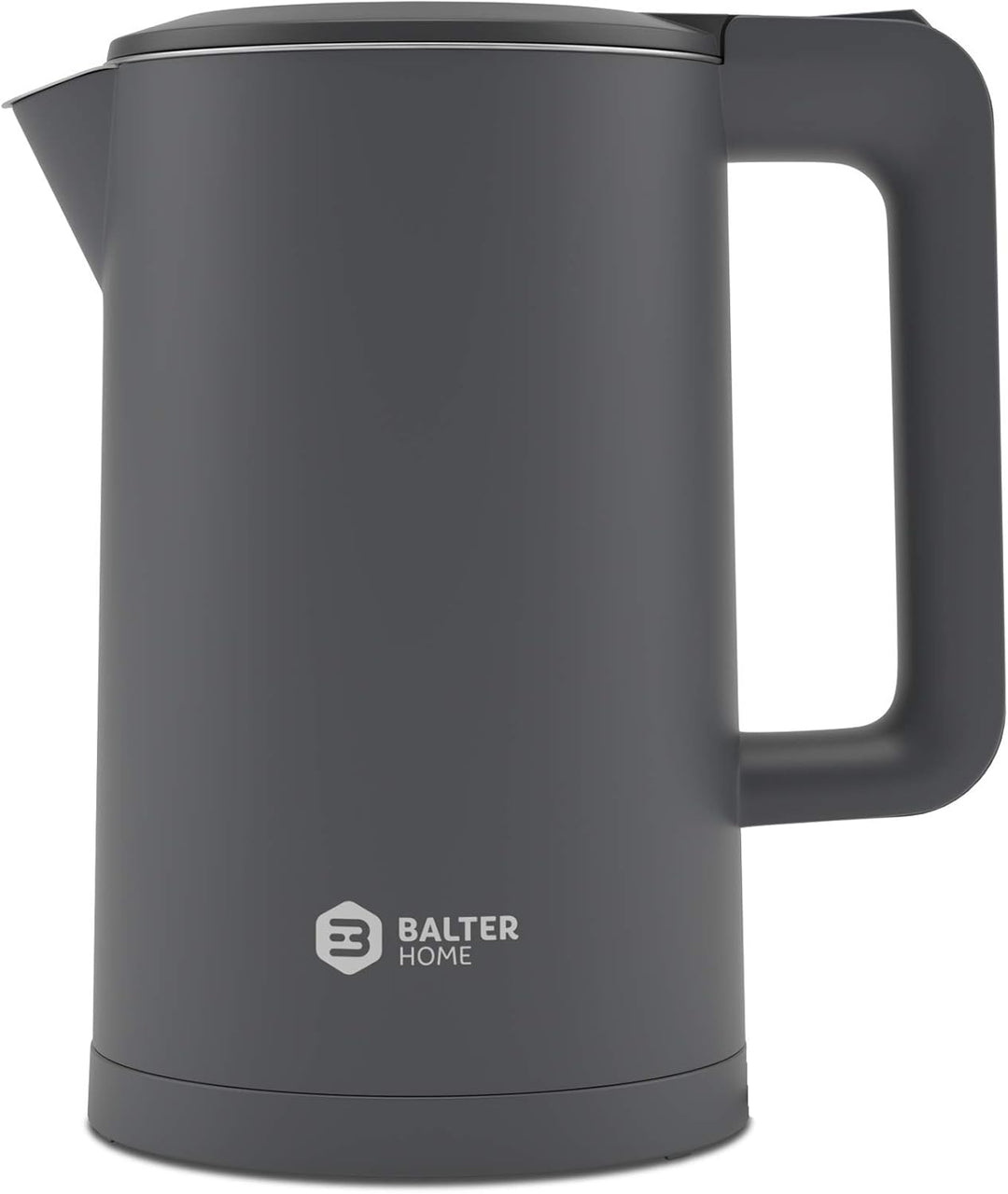 Balter Wasserkocher Edelstahl WK-4, 1,7 Liter, elektrischer Wasserkocher, Doppelwand Design, BPA fre