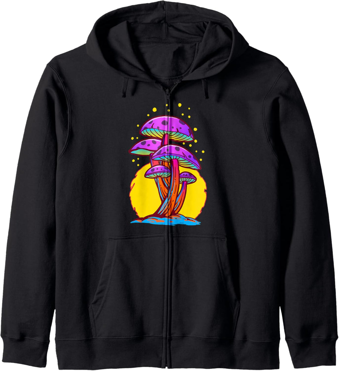 Pastell Goth Pilze Kawaii Vaporwave Kapuzenjacke