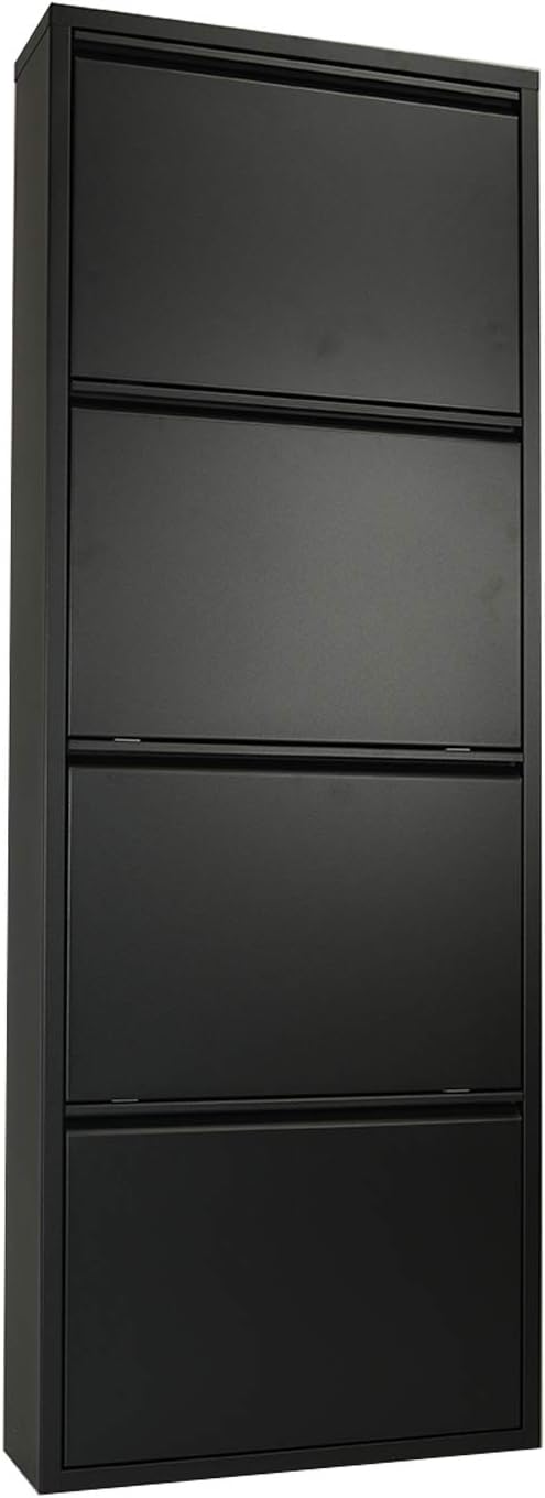 Betten-ABC Amelie – Moderner Schuhschrank, Platzsparend & Robust, Pflegeleichtes Metall, Kratzfest,