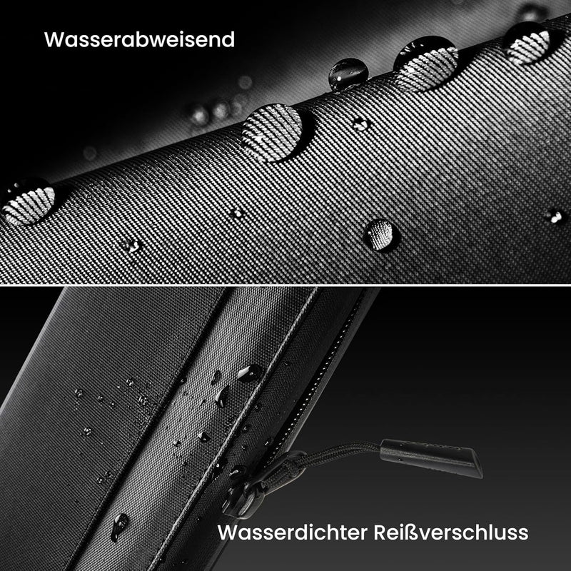 tomtoc Reisepass Tasche für 4-6 Reisepässe, Reisepasshülle Organizer Tasche Etui mit SIM-Kartenhalte