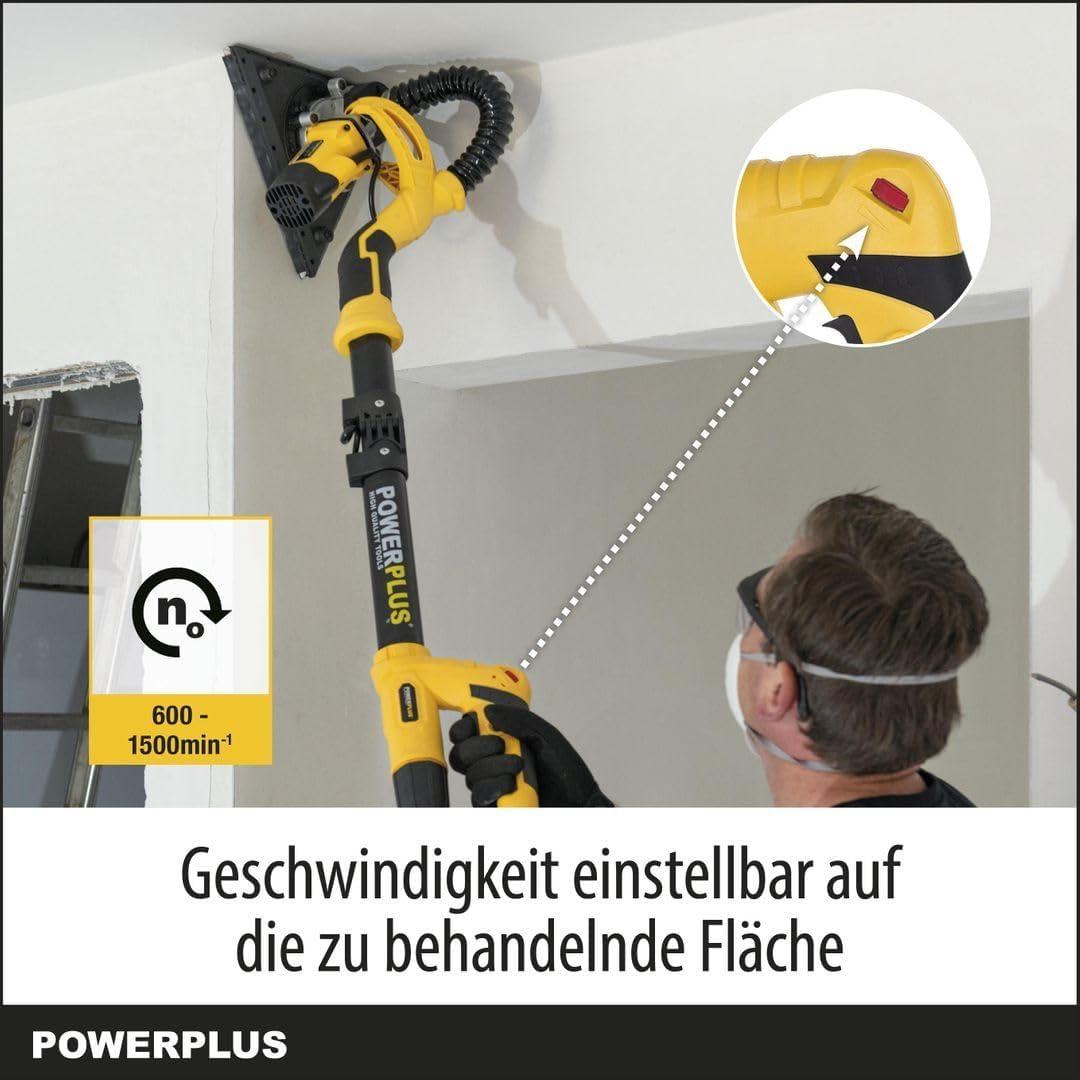 Powerplus POWX0477 Trockenbauschleifer, 0, 3 Stück, Trockenbauschleifer
