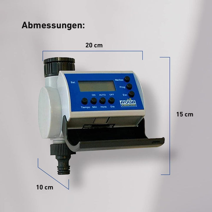 Aqua Control C4100 Bewässerungsprogrammierer mit LCD-Display – bis zu 8 Starts pro
