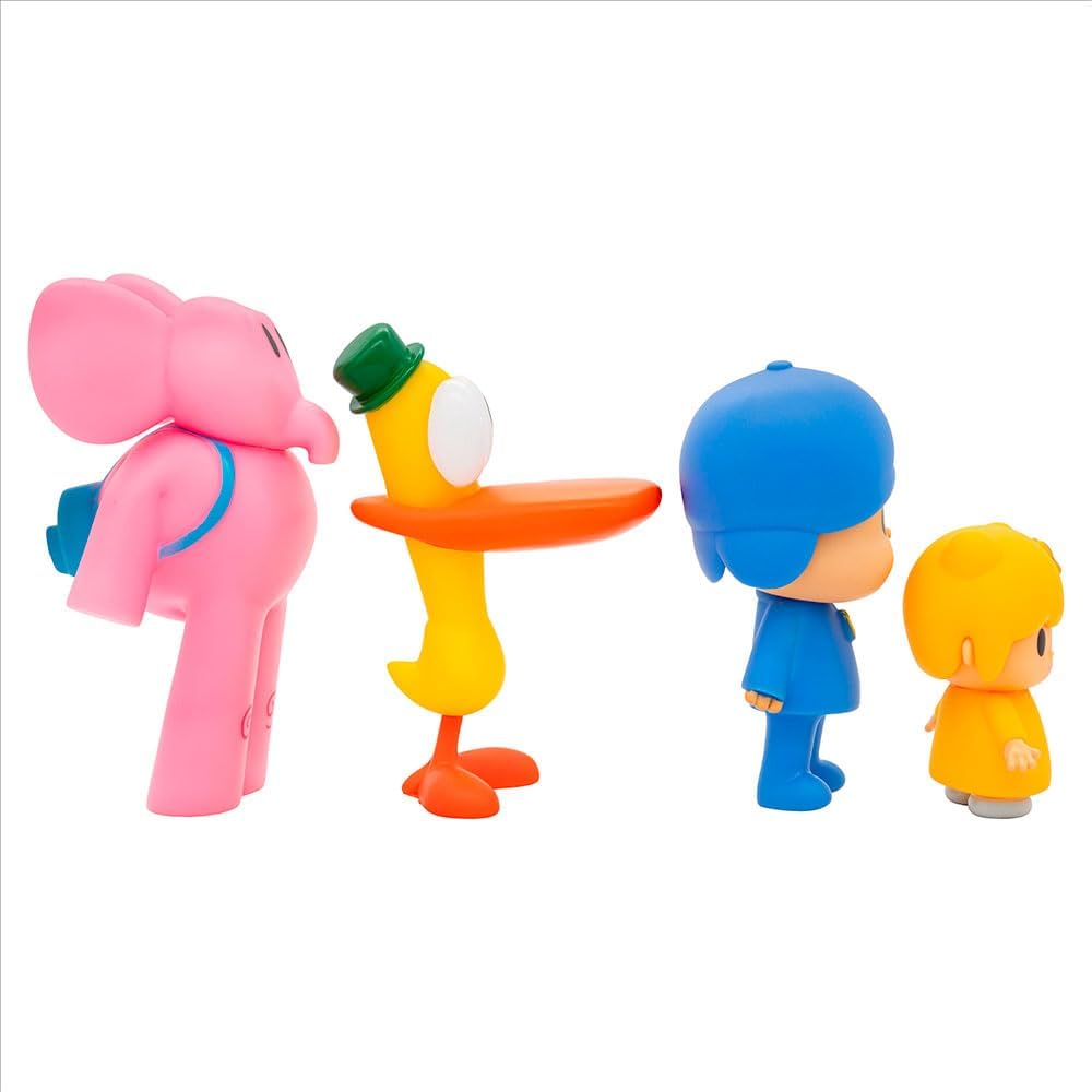 BANDAI Packung mit 4 Super Figuren Pocoyo und Seine Freunde