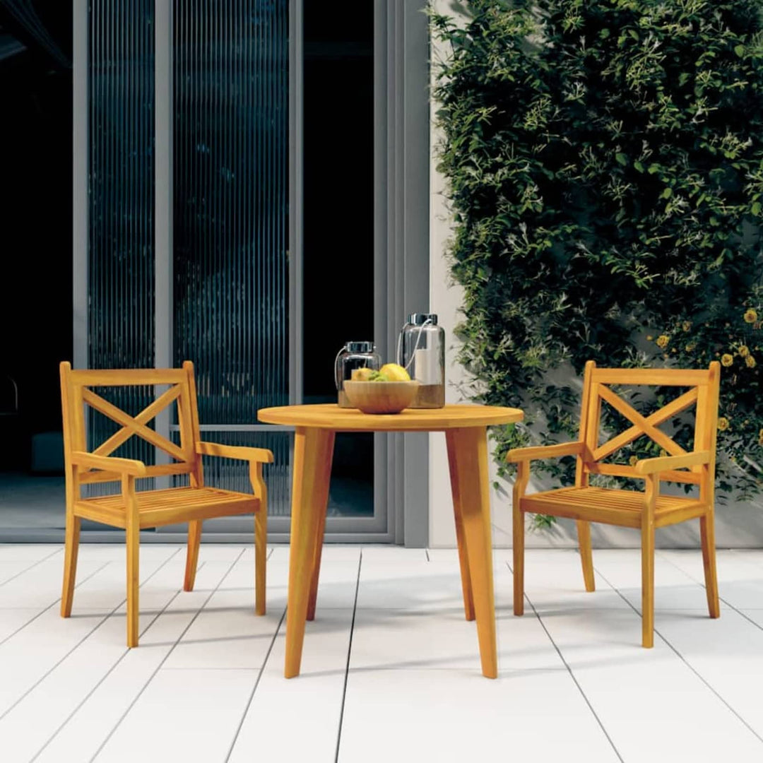 Tidyard 3-TLG. Bistro Set 3 Teilig Balkonset Balkonmöbel Sitzgarnitur Sitzgruppe Essgruppe Gartenmöb