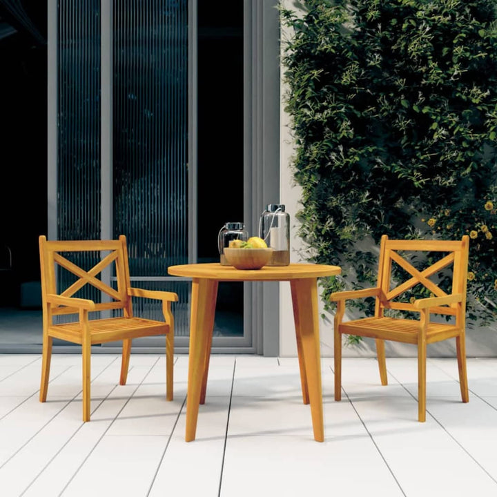 Tidyard 3-TLG. Bistro Set 3 Teilig Balkonset Balkonmöbel Sitzgarnitur Sitzgruppe Essgruppe Gartenmöb