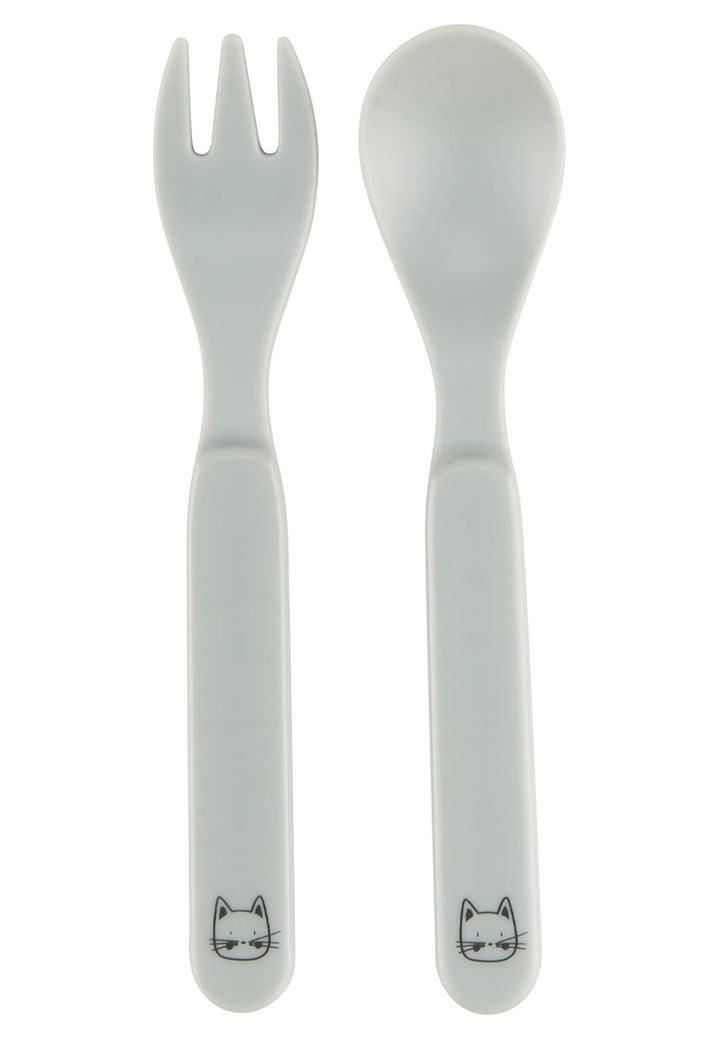 Sterntaler Geschirrset Katze Lilly - Baby und Kindergeschirr in eckiger Form ideal zum Füttern und s