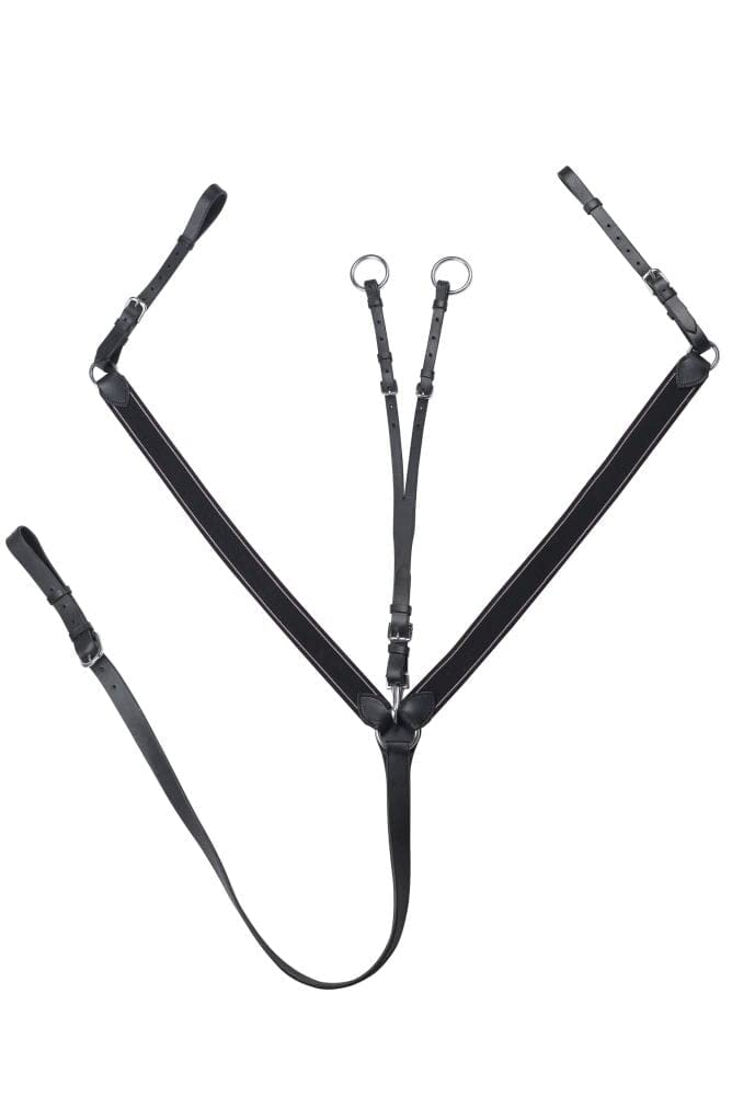 Stretch-Gurt verstellbar, abnehmbar START Elastisches Pferdehalsband mit breiten Reitgummis für das