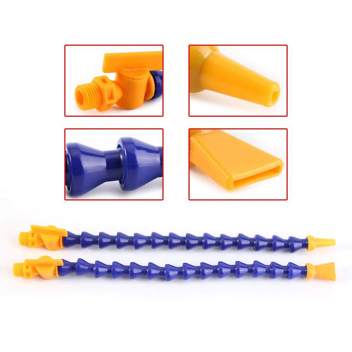 1/4 "PT Wasser Öl Kühlmittelschlauch, 12 stücke Runde Flache nase Drehmaschine CNC Maschine Flexible