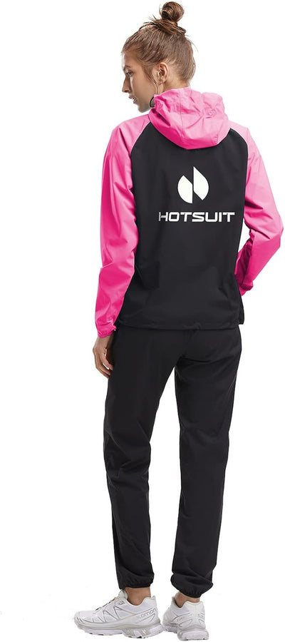 HOTSUIT Saunakostüm für Damen, Hose, Schlankheitsjacke, Fitnessstudio, Sweatshirt, Schweisskleidung,