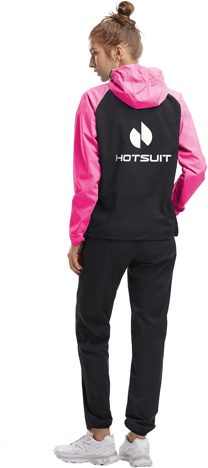 HOTSUIT Schwitzjacke/Schwitzanzug Damen Sauna Trainingsanzug Sportanzug Schwitzanzug Fitness Trainin