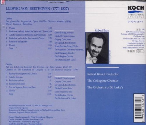 Beethoven: Cantaten Der Glorreiche Augenblick op. 136 / Auf die Erhebung Leopold des Zweiten zur Kai