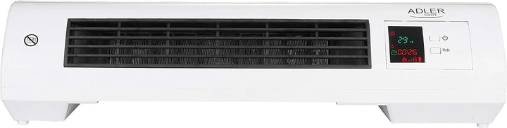 CAMRY AD 7714 Adler Keramik-Wandheizlüfter, Sensor für Offenes Fenster, Wochenzeitschaltuhr, Digital