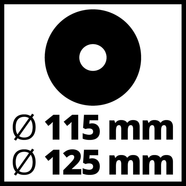 Original Einhell Trennständer TS 115/125 (für Winkelschleifer Ø115mm und Ø125mm, Funkenschutz, einst